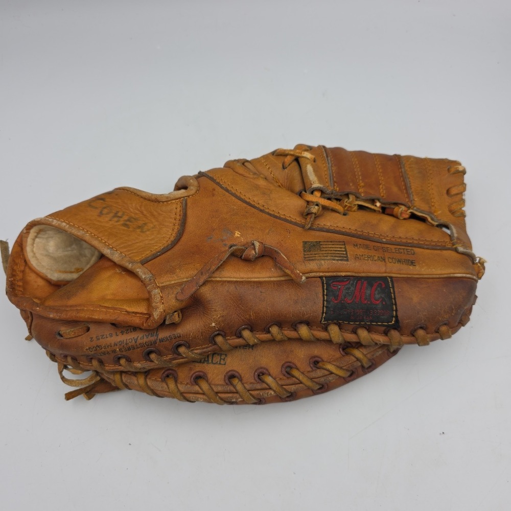 TMC 243 Professional Model Baseball Glove Mitt First Base  RHT Vintage Nice
